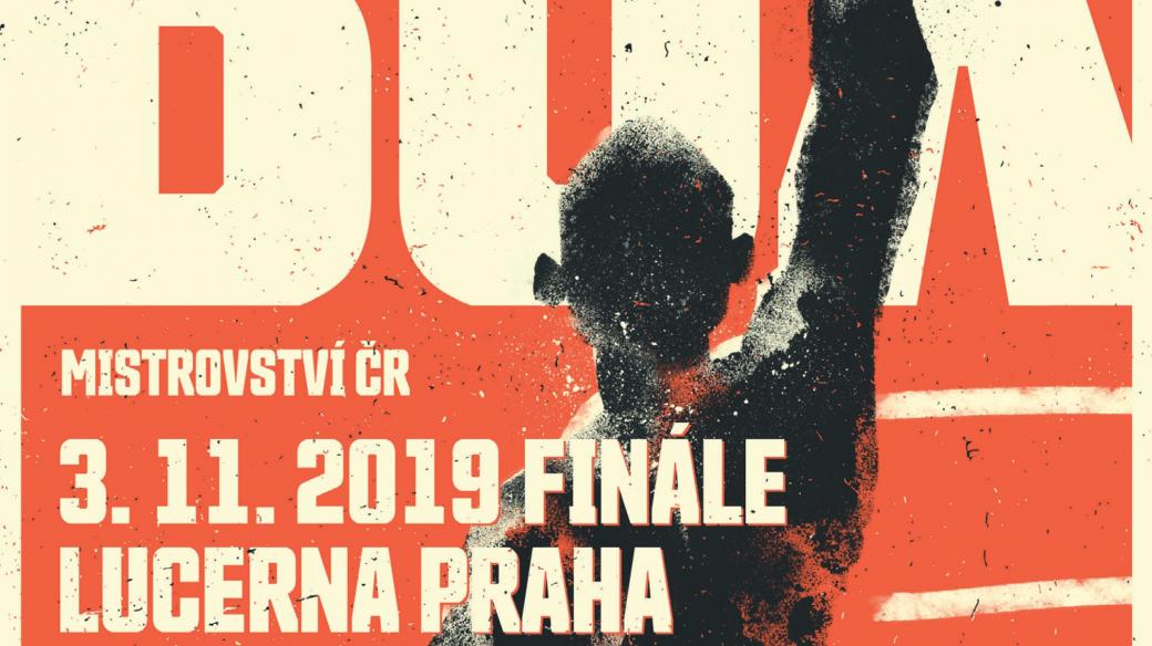 Oficiální plakát k MS ČR v boxu 2019