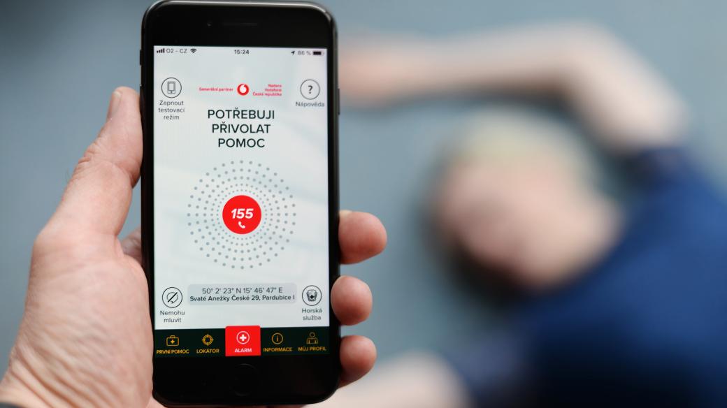 Aplikace Záchranka přivolá zdravotníky jedním stiskem