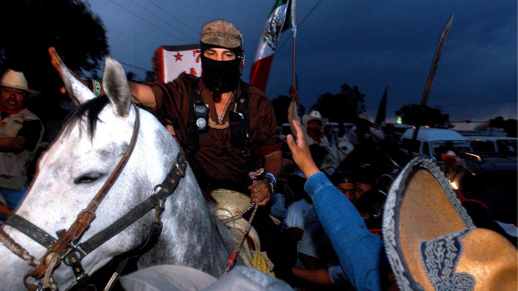 Vůdce Zapatistů Velitel Marcos