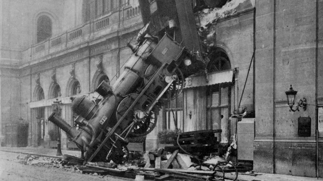 Havárie vlaku na Montparnasse v roce 1895