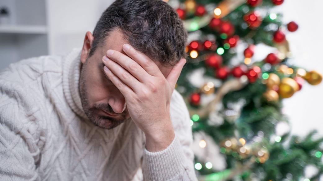 vánoce deprese úzkost