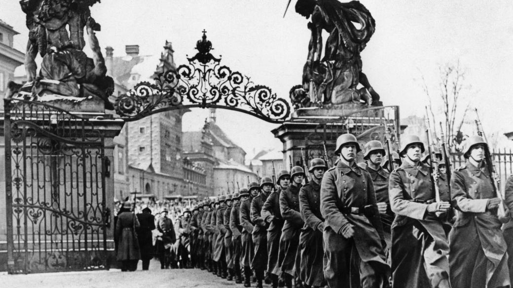 Protektorát Čechy a Morava (Entry of the Wehrmacht in Prague, 1939)