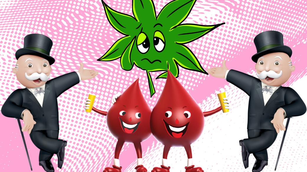 mikrovlnky darování krve cannabis otrava