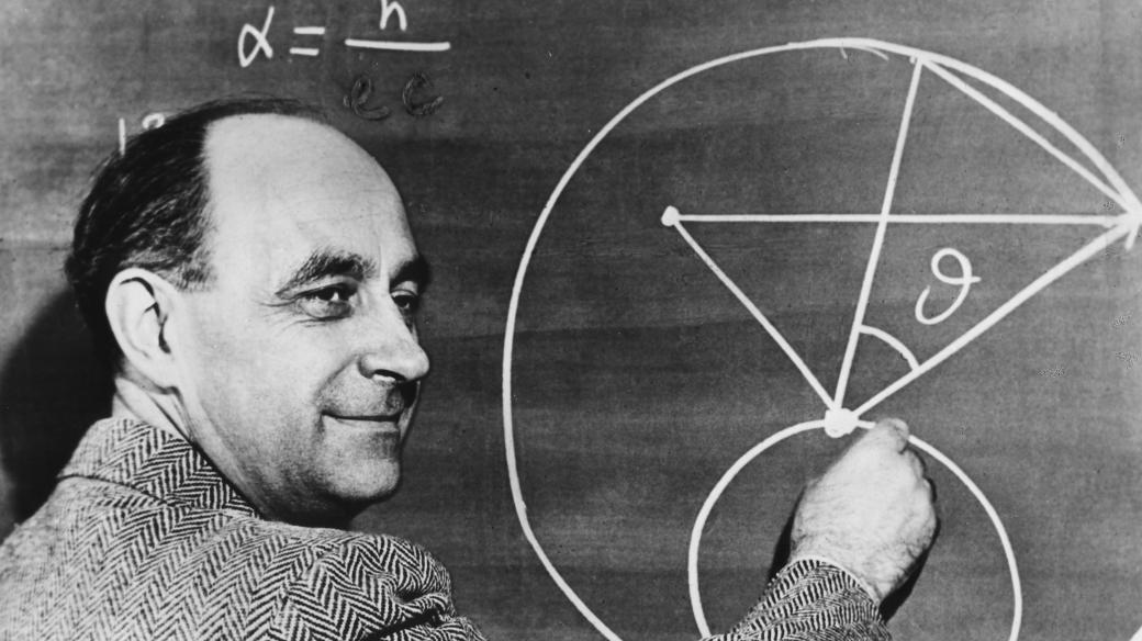 Fyzik Enrico Fermi, který se věnoval kvantové mechanice