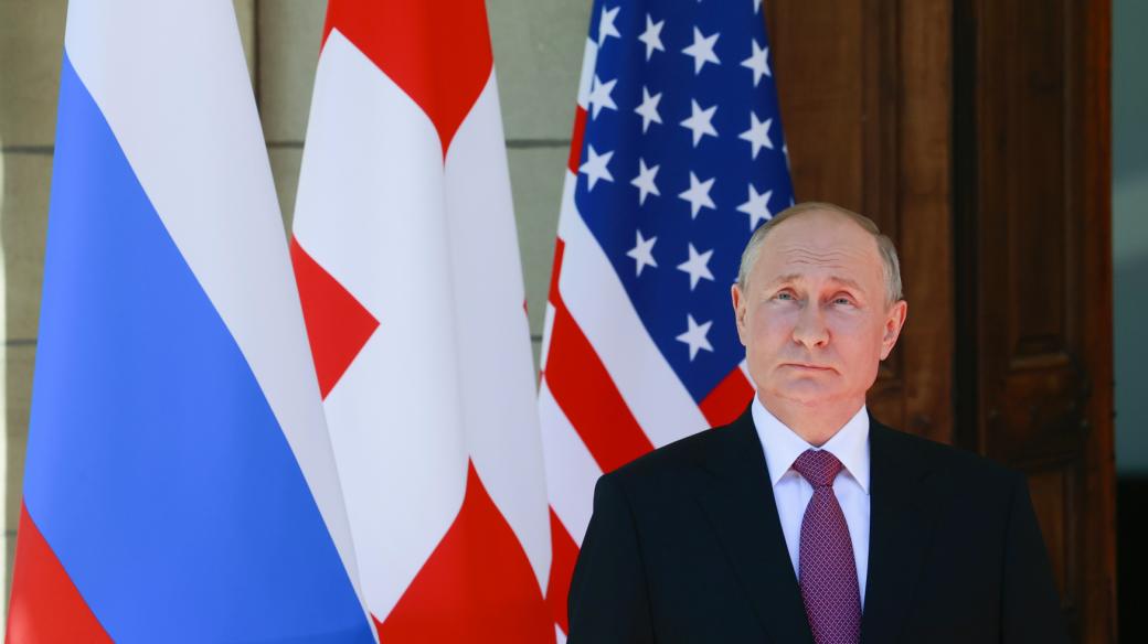 Ruský prezident Vladimir Putin na summitu v Ženevě