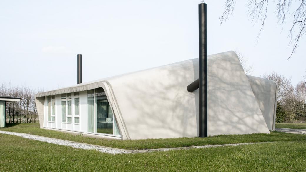 Dům Roelants, kde právě probíhá výstava MOS Architects bruselské galerie Maniera
