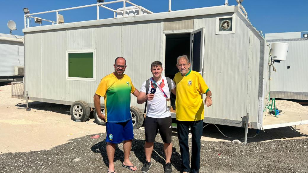 Reportér Vojtěch Šilhan navštívil karavan fanoušků Brazílie