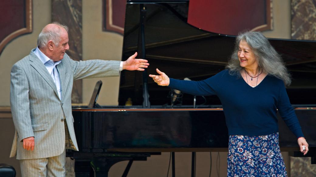 Martha Argerich a Daniel Barenboim