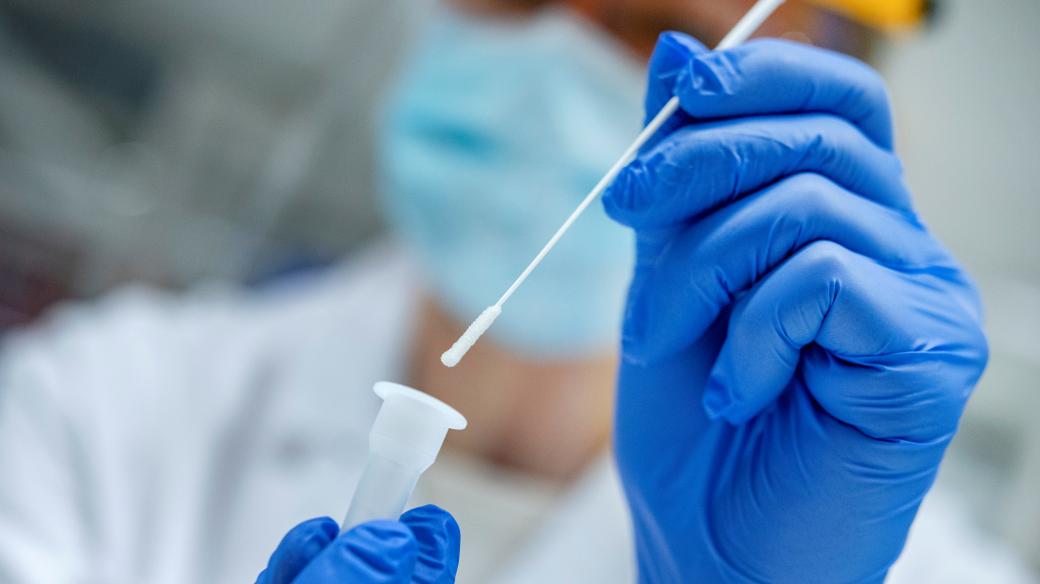 Testování na koronavirus probíhá například pomocí metody PCR výtěrem z nosních dírek