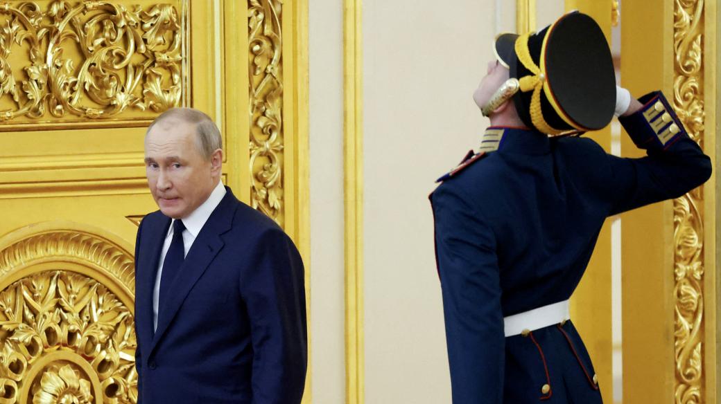 Vladimir Putin v Kremlu