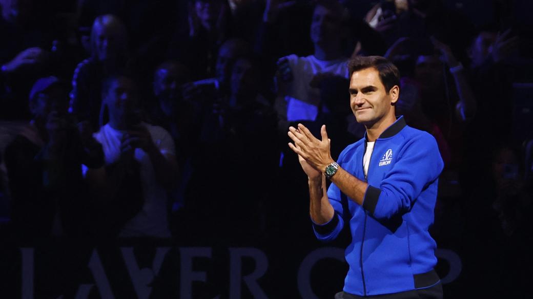 Roger Federer se loučí na Laver Cupu