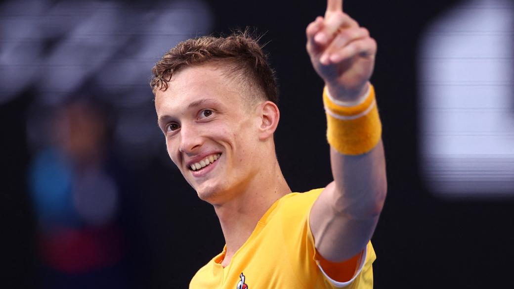Jiří Lehečka je prvním českým tenistou ve čtvrtfinále grandslamu od roku 2018