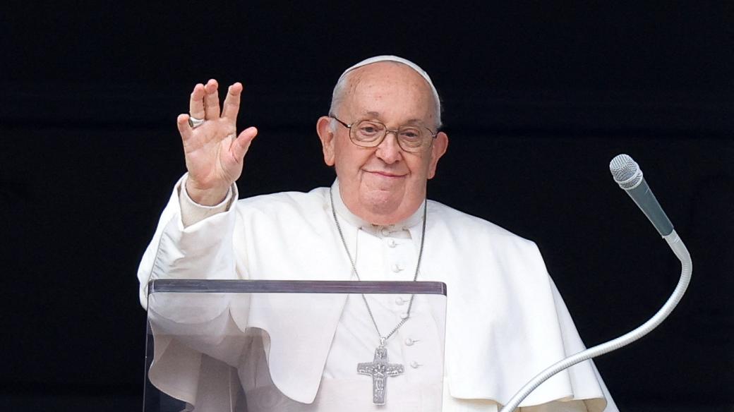 Papež František při novoroční mši