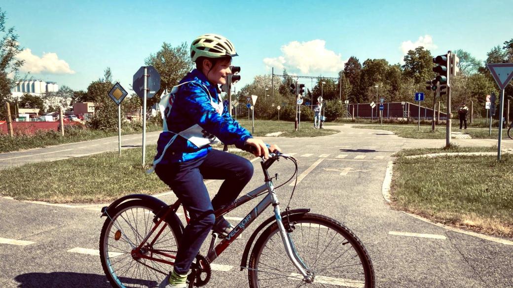 Dopravní soutěž mladých cyklistů v Českých Budějovicích