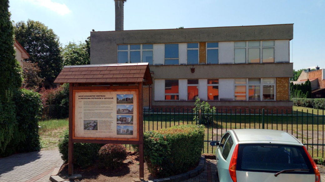 Bývalá školka v Grygově, která projde rekonstrukcí