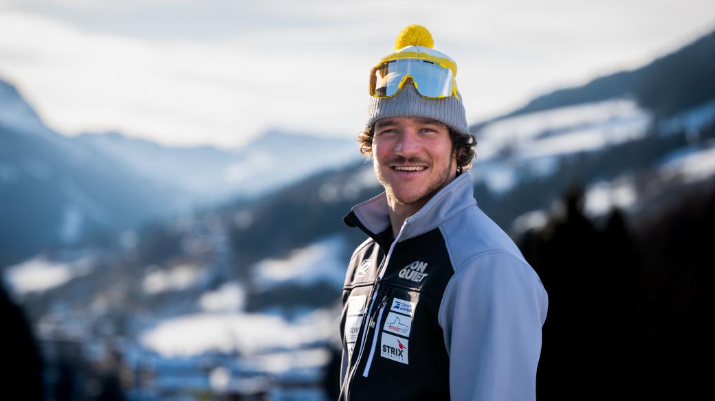 Český lyžař Jan Zabystřan