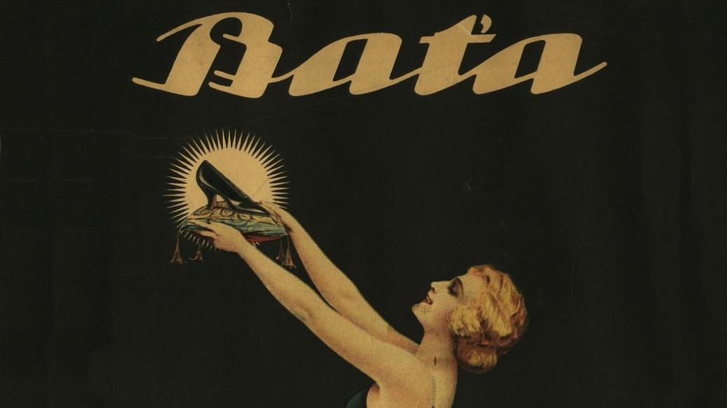 Reklama na obuv Baťa z roku 1925