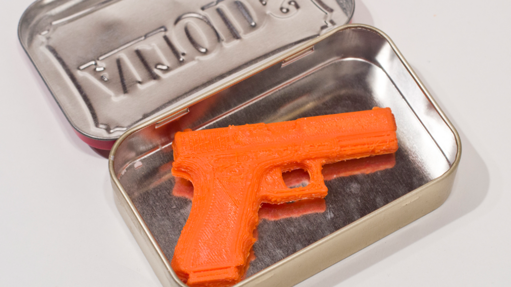 „Zbraň“ vytištěná na 3D tiskárně