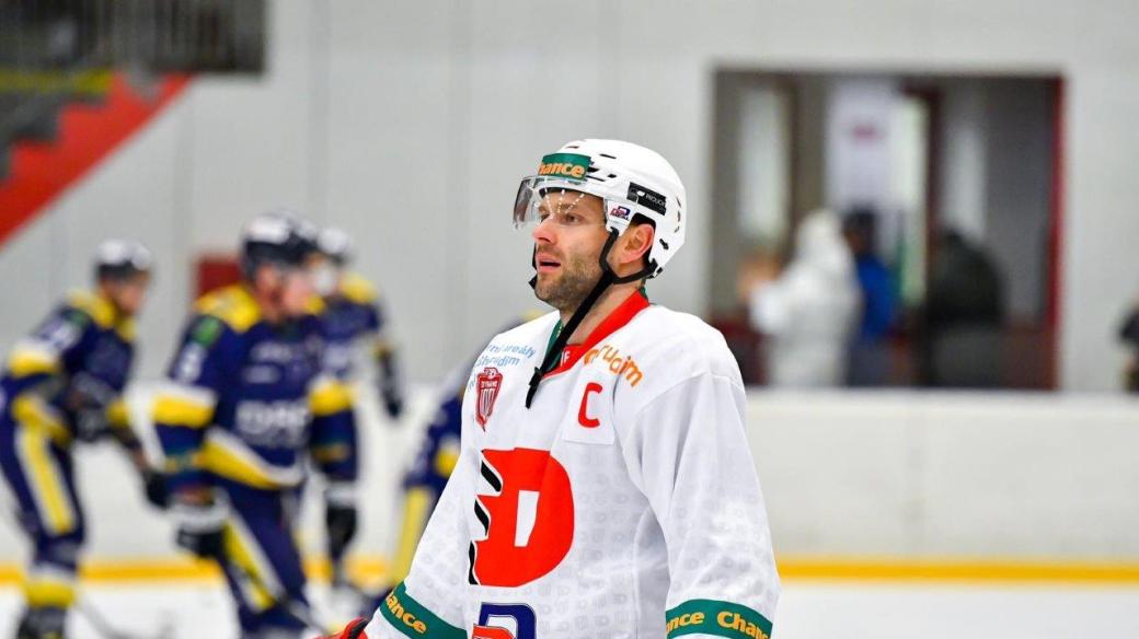 Kapitán hokejistů pardubického „B“ týmu Tomáš Kaut.