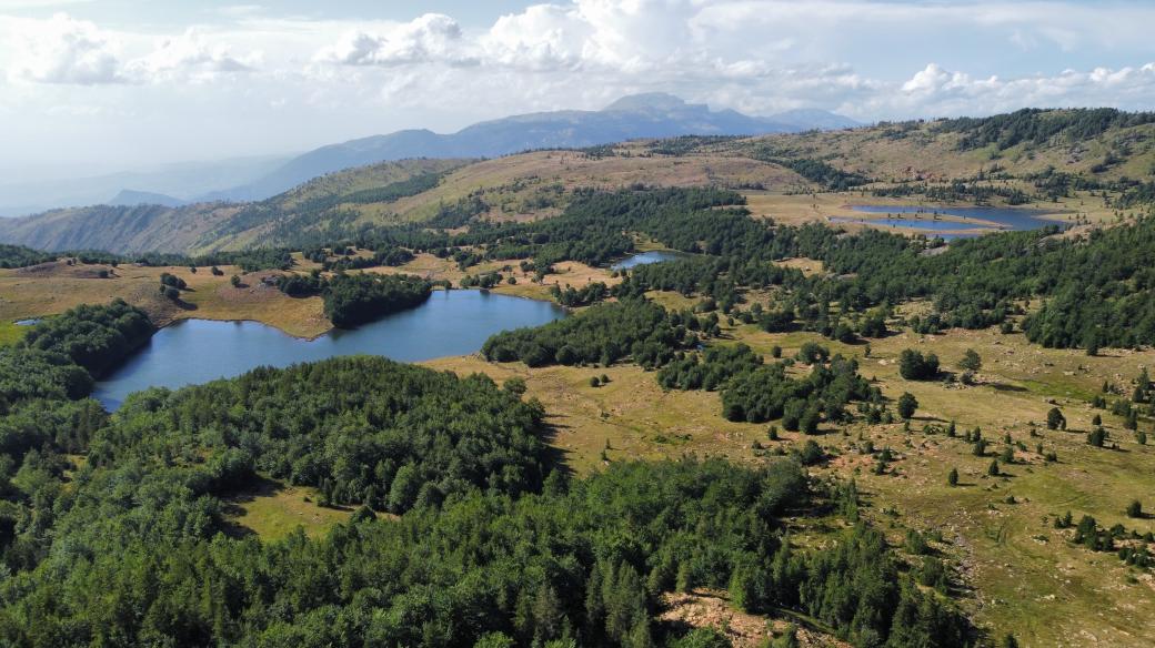 Jezera Micekut v Albánii