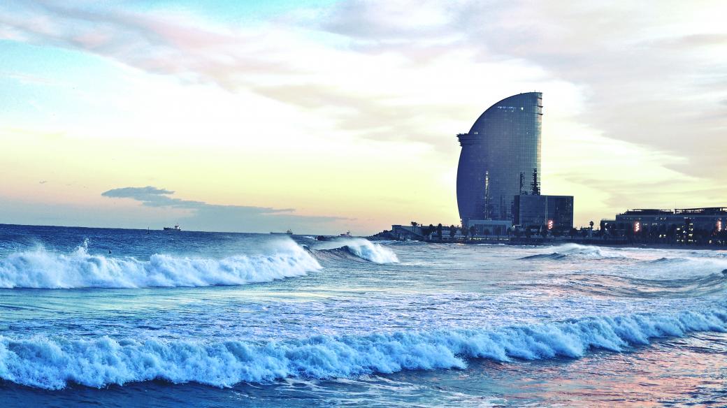 Místa zvuků: Mořské vlny, Barcelona