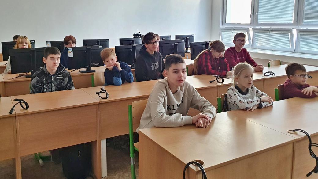 Ukrajinské děti na ZŠ Nádražní v Ostravě