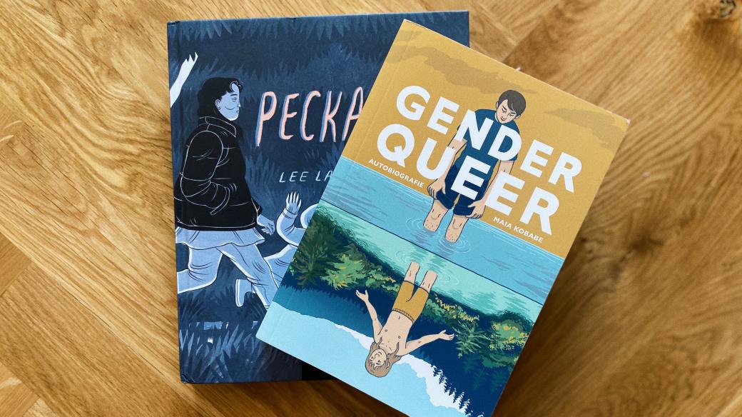 Komiksy Pecka a Gender Queer z nakladatelství Centrála
