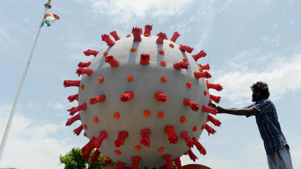 Model koronaviru v Indii