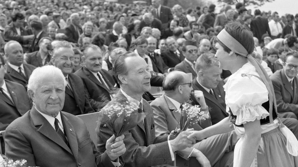  Ludvík Svoboda a Alexander Dubček v roce 1968