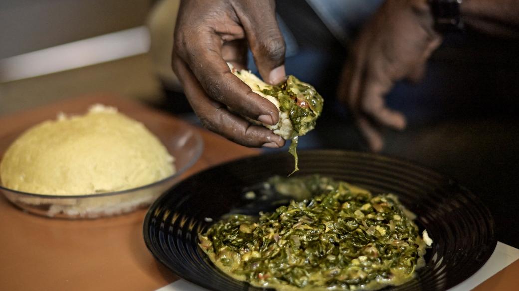 Keňský národní pokrm ugali