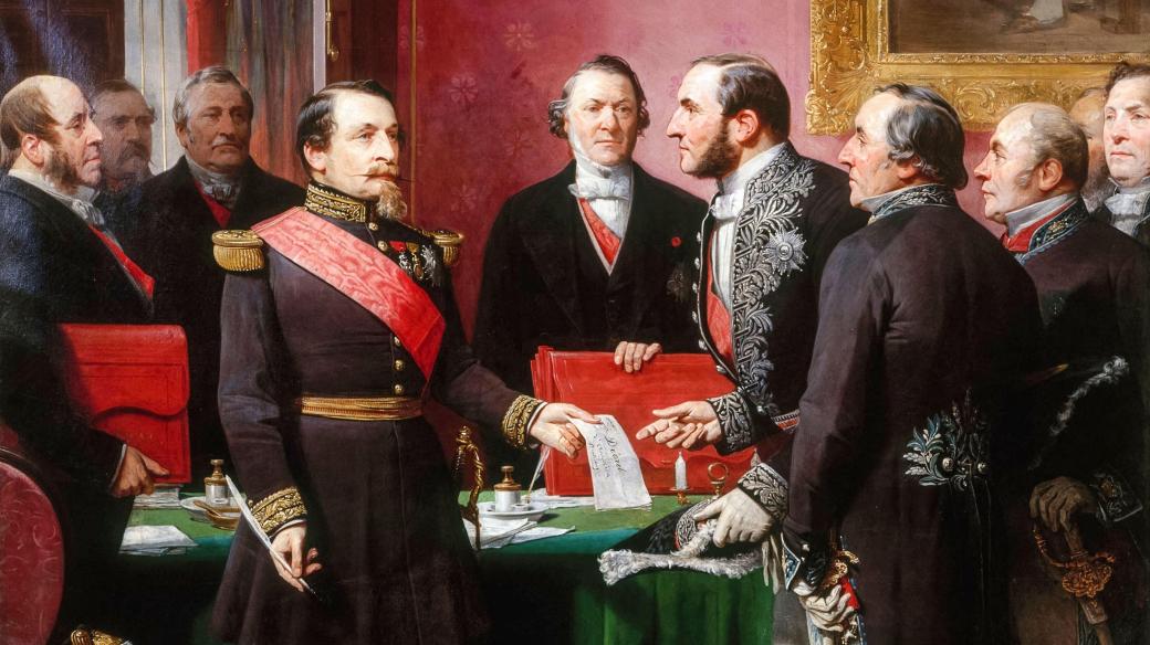 Napoleon III. a baron Haussmann