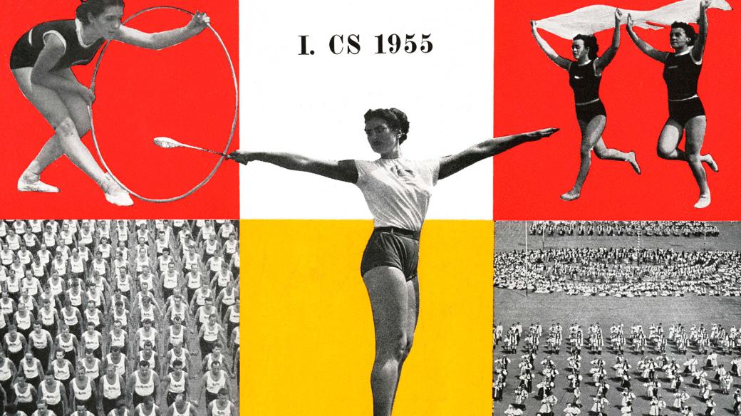 Spartakiádní plakát (1955)