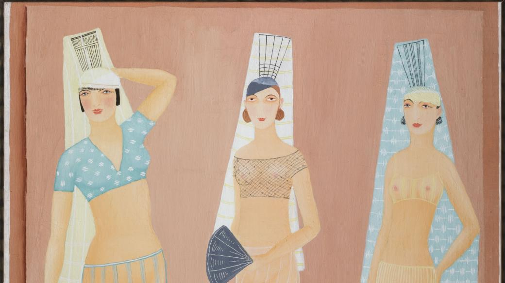Toyen, Tři tanečnice, 1925