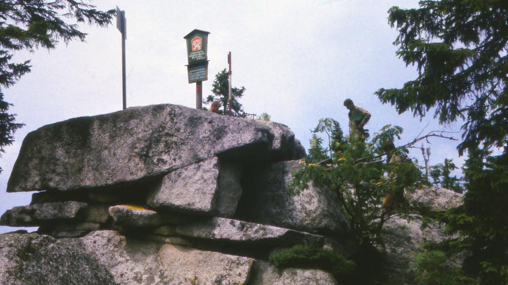 Hranice CHKO Šumava na fotografii z 90. let