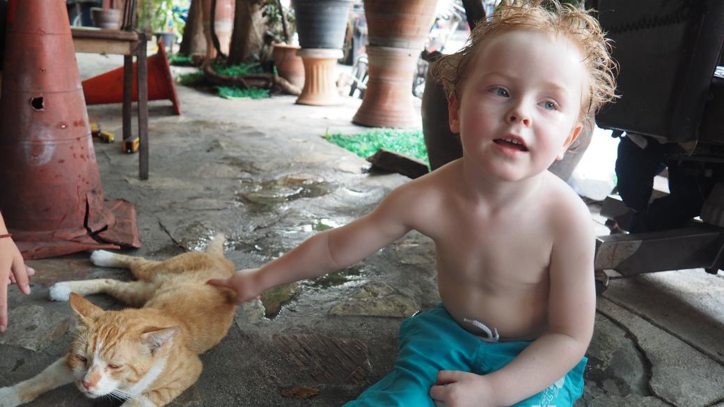 Lenka Linhartová cestovala s tříletým autistickým synem po Thajsku