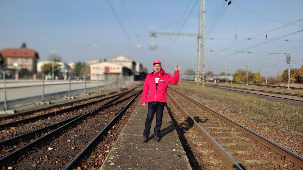Strojvedoucí z Chlumce nad Cidlinou Bob Špecinger miluje železnice a vlaky