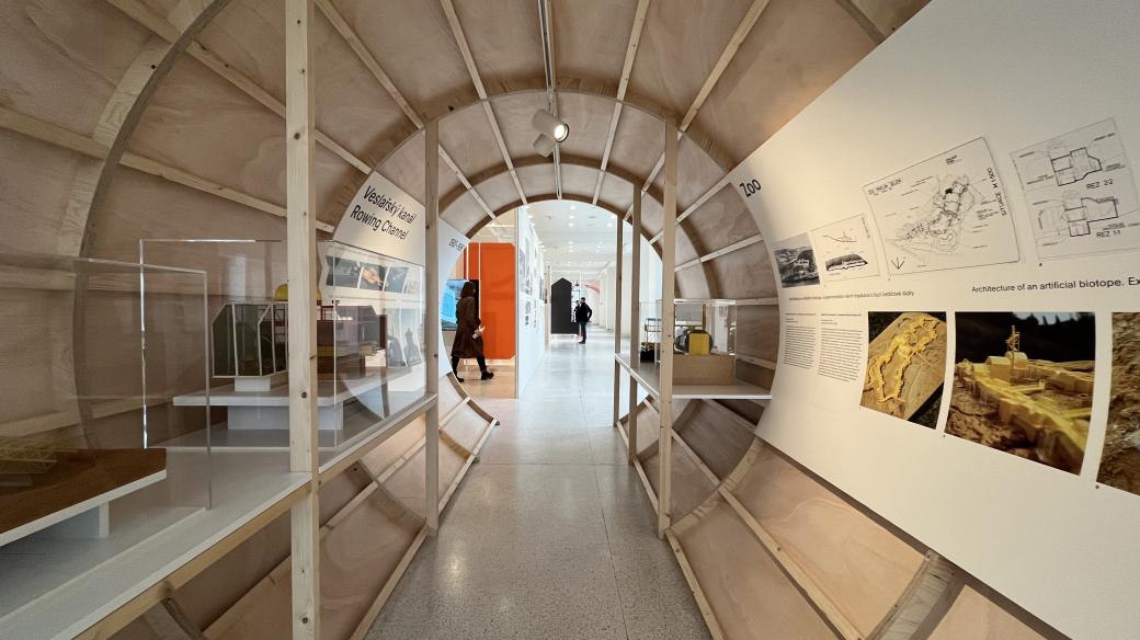 Expozice výstavy 1956–1989: Architektura všem ve Veletržním paláci