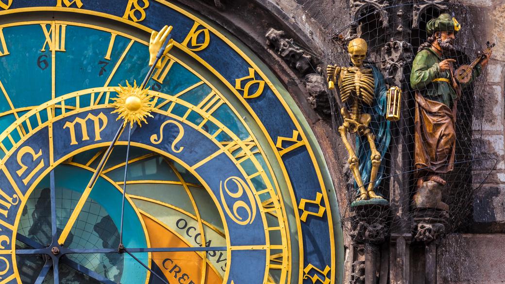 Pražský orloj radnice na Staroměstském náměstí