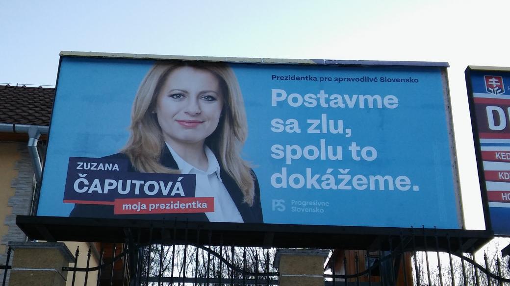 Zuzana Čaputová, kandidátka na slovenskou prezidentku