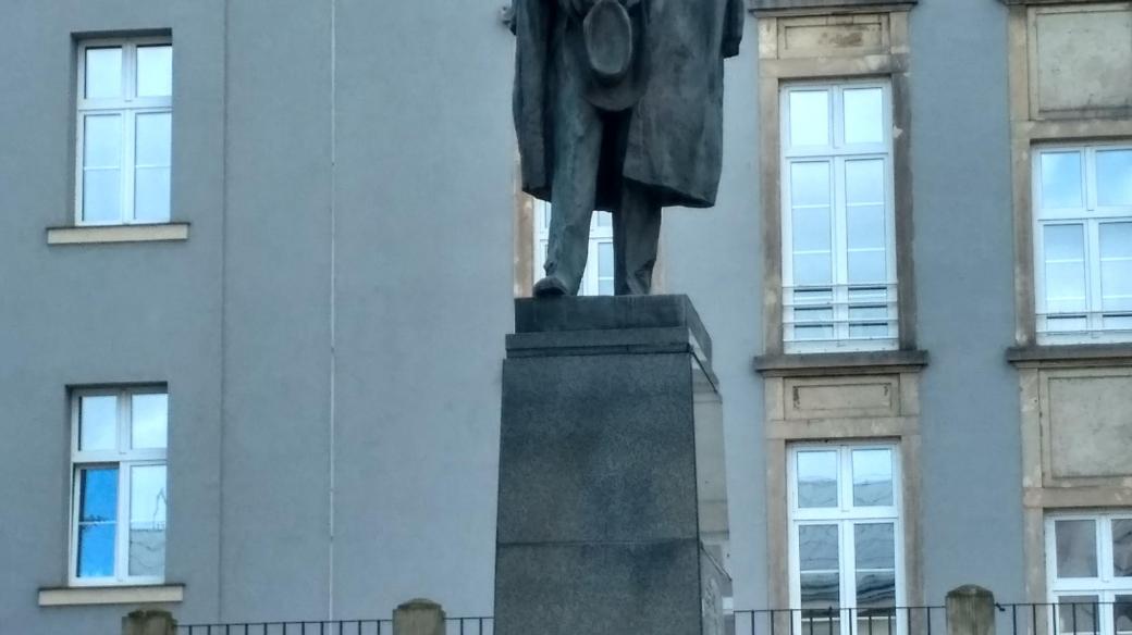 Socha T. G. Masaryka na Žižkově náměstí v Olomouci