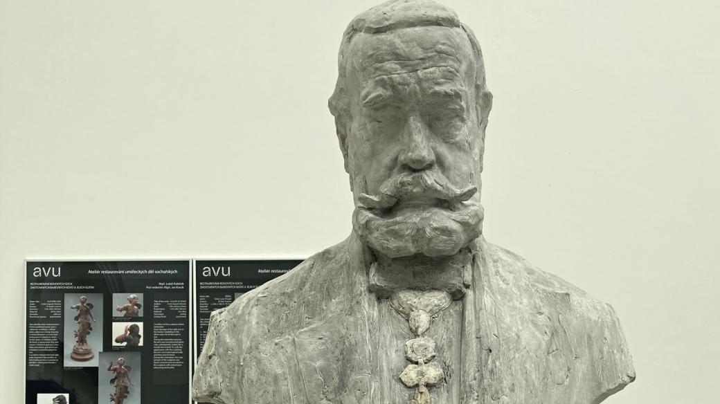 Model busty Jana Františka Nepomuka hraběte Harracha, která bude v Národním muzeu