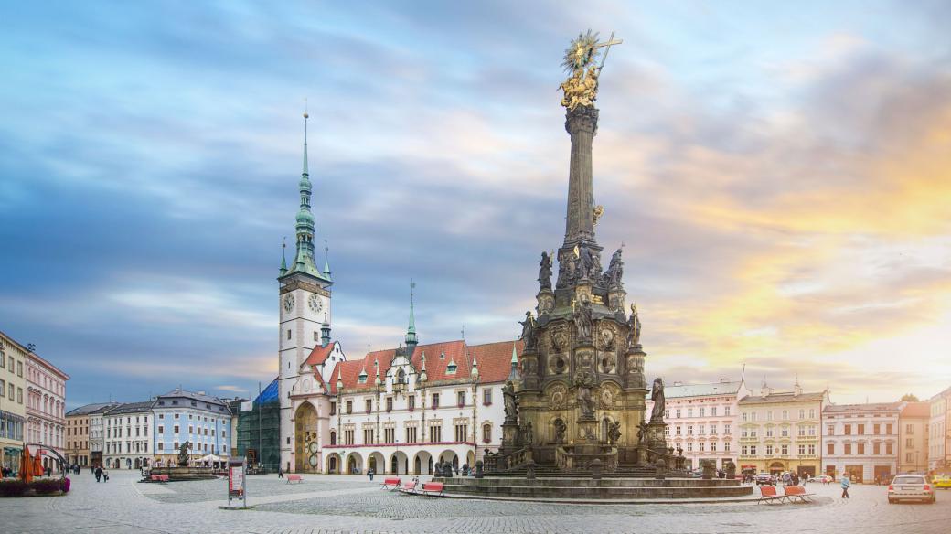 Olomoucké Horní náměstí se svými dominantami