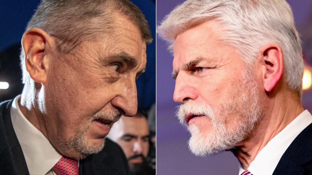 Andrej Babiš a Petr Pavel, jeden z nich bude příští český prezident (koláž)
