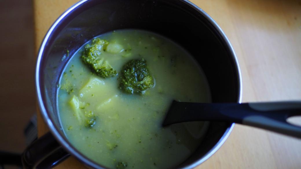 Brokolicová polévka se zeleninou