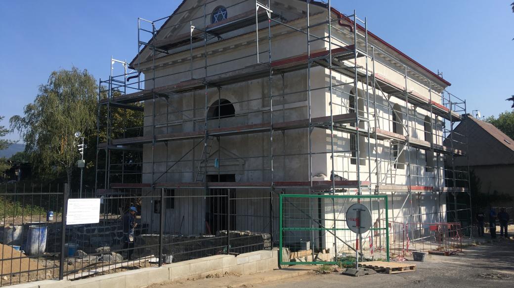 Oprava synagogy v Jirkově je těsně před dokončením