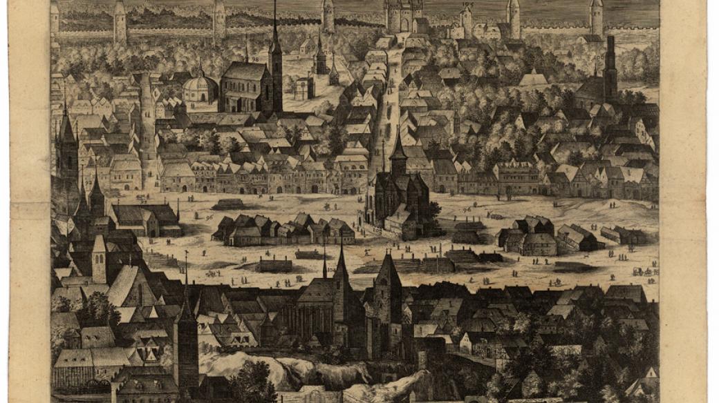 Sadelerův prospekt Prahy z roku 1606