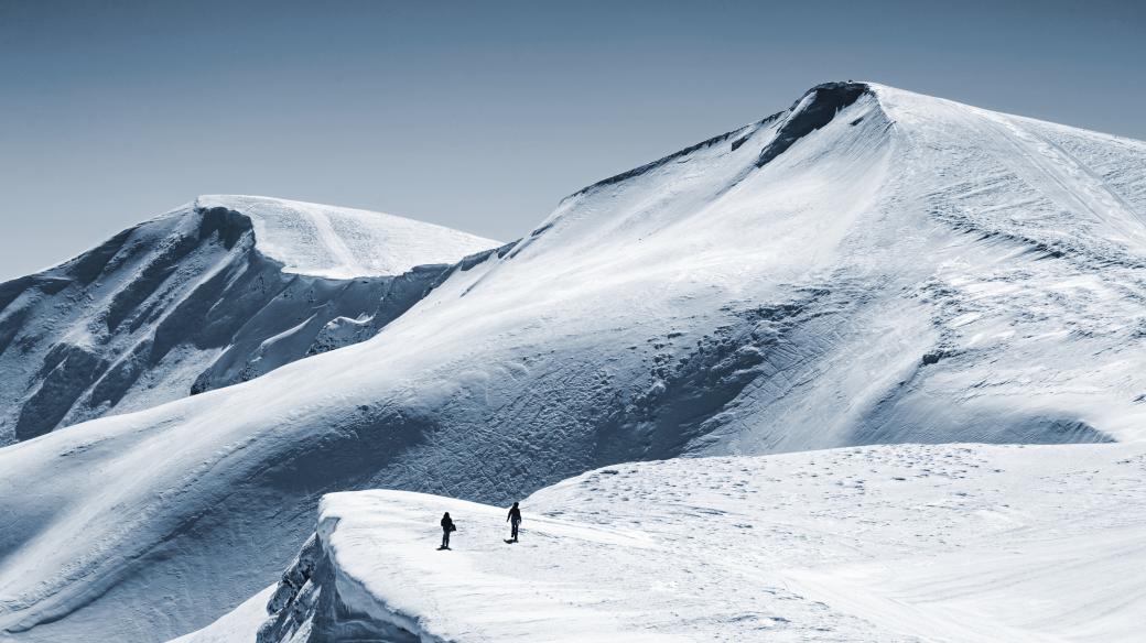 Putování po horách, ledovec (ilustrační foto)