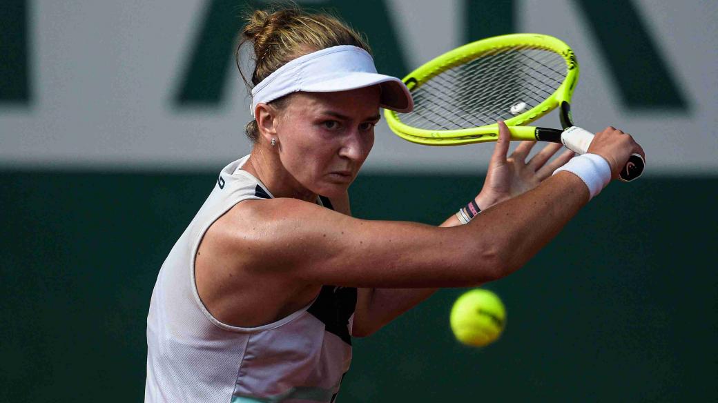 Tenistka Barbora Krejčíková na Roland Garros