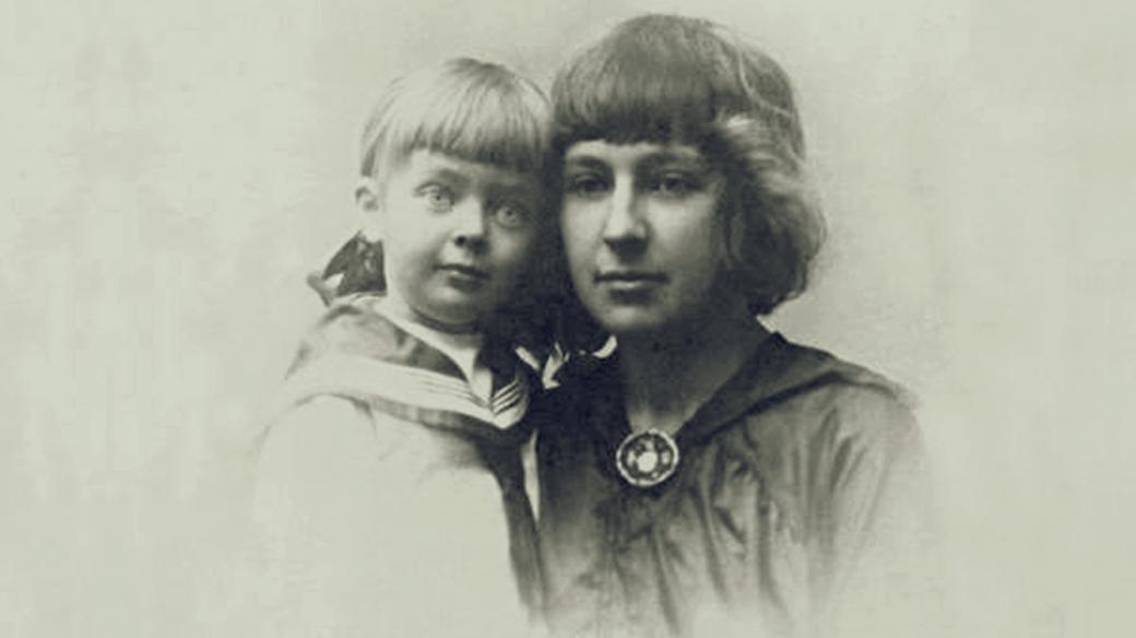 Marina Cvetajevová s dcerou