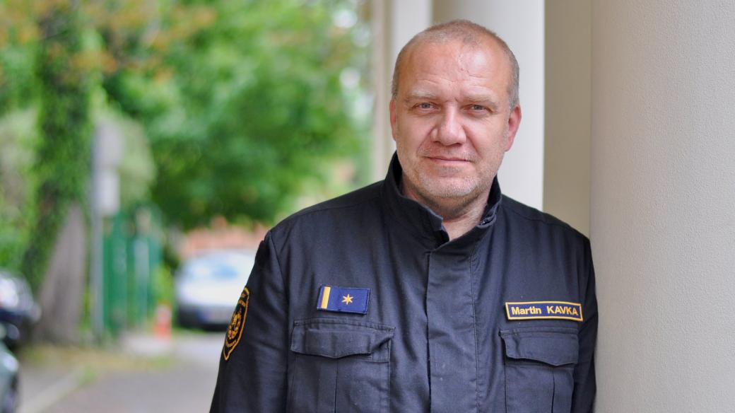 Mluvčí pražských hasičů Martin Kavka